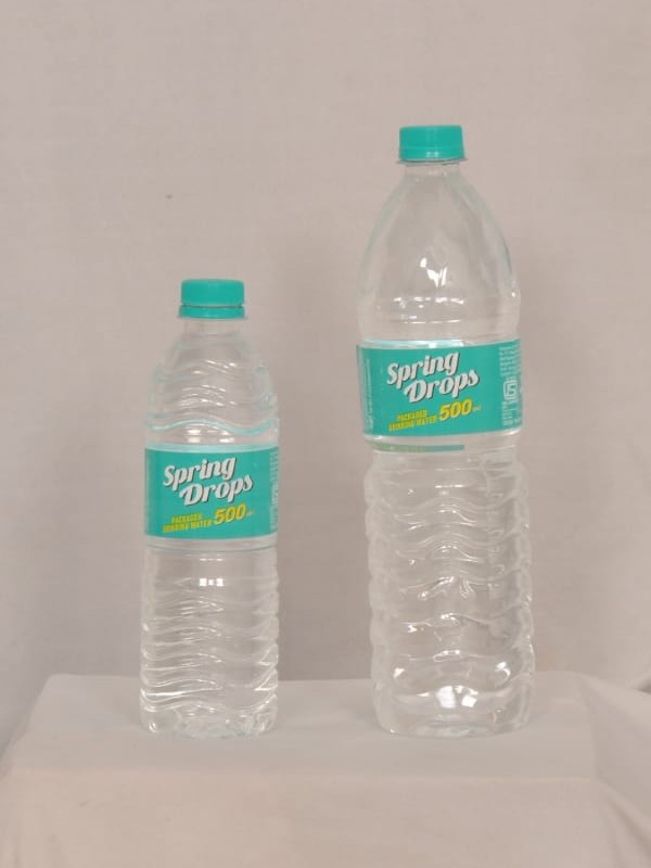 Spring Drops bottled water range